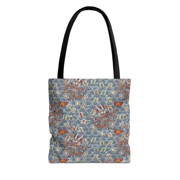 Retro Dragon with Fire Tote Bag