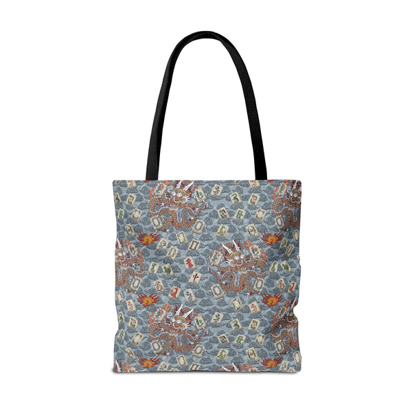 Retro Dragon with Fire Tote Bag