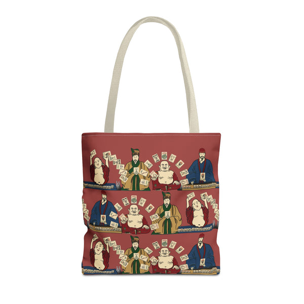 Jokers Playing Mah Jongg on red