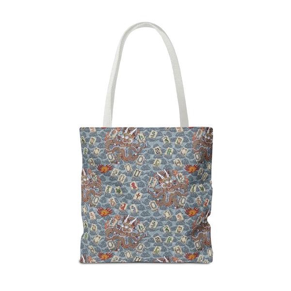 Retro Dragon with Fire Tote Bag