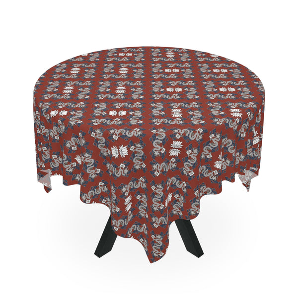 Blowing Dragons Mahjong Tablecloth