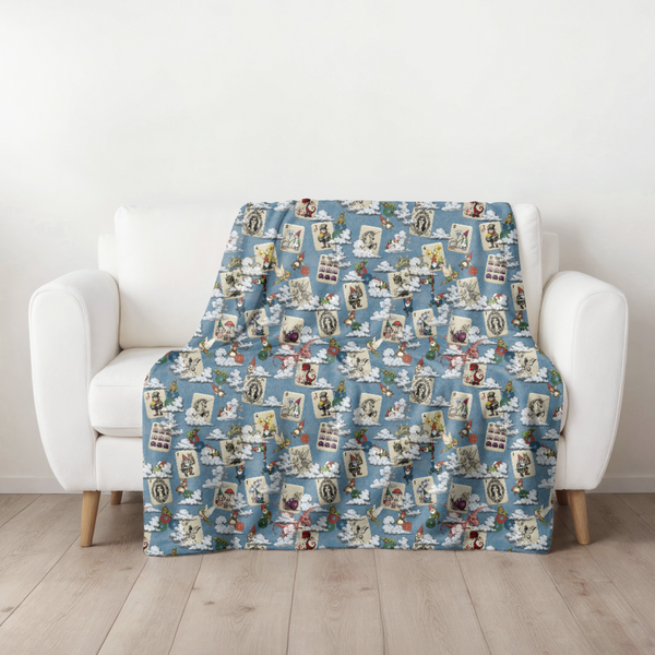 Gnomes and Fairies Mah Jongg Blanket