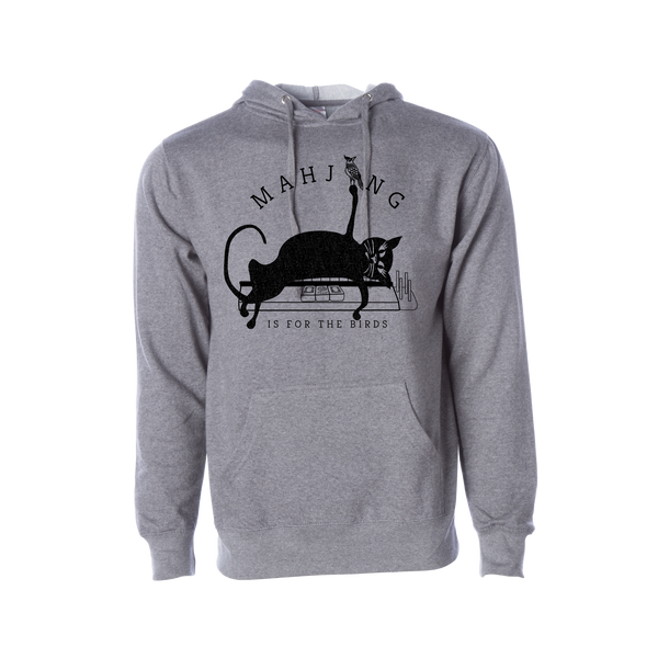 Mahjong is for the Birds Black Skinny Cat