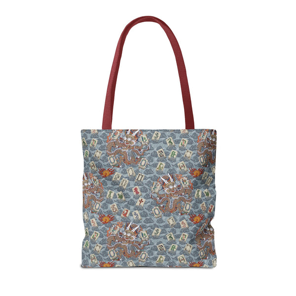 Retro Dragon with Fire Tote Bag