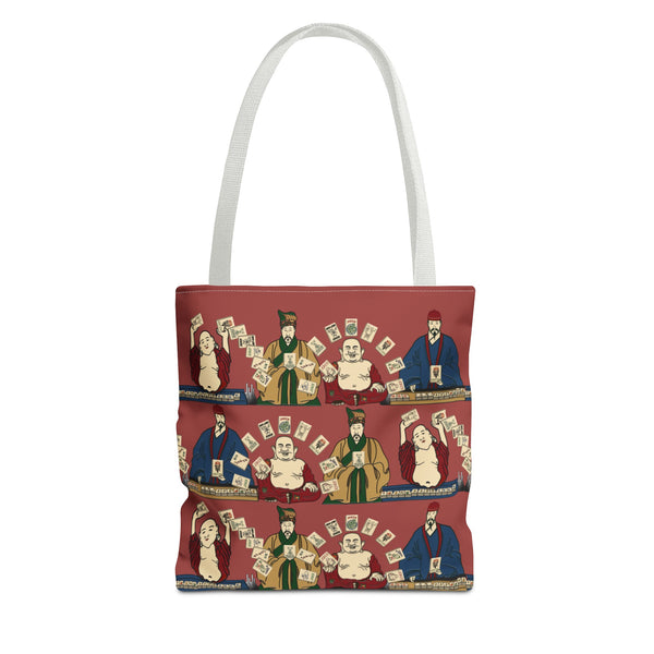 Jokers Playing Mah Jongg on red