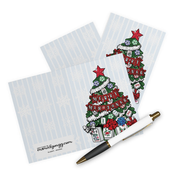 Merry Mah Jongg Holiday Greeting Cards (5 Pack)