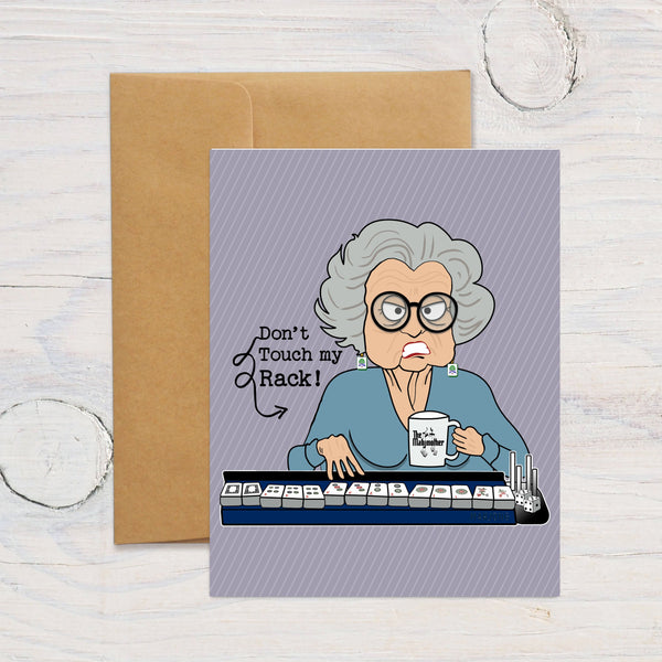 Don't Touch My Rack Greeting Card