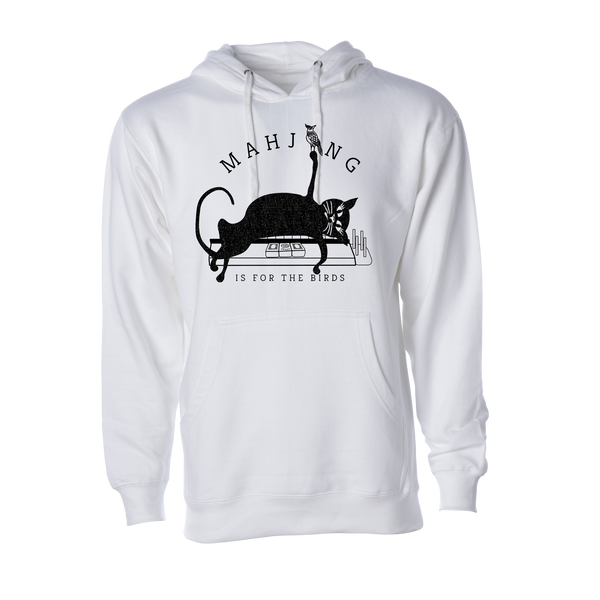 Mahjong is for the Birds Black Skinny Cat