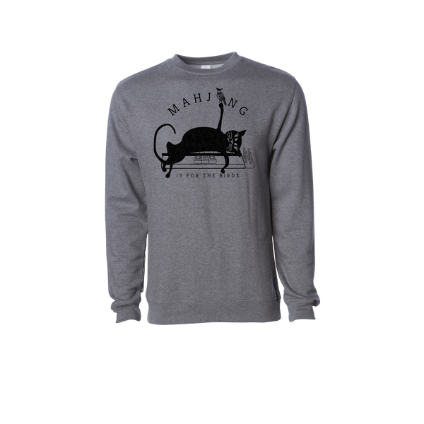 Mahjong is for the Birds Black Skinny Cat