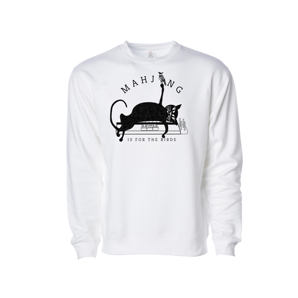 Mahjong is for the Birds Black Skinny Cat