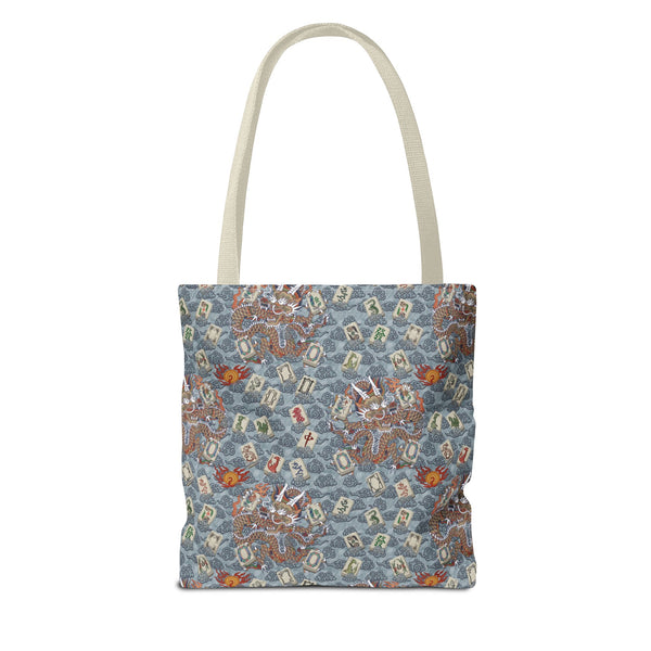 Retro Dragon with Fire Tote Bag