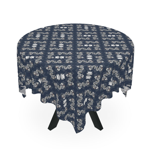 Blowing Dragons Mahjong Tablecloth