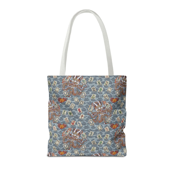 Retro Dragon with Fire Tote Bag