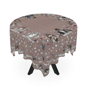 Charleston Cat Mahjong Tablecloth