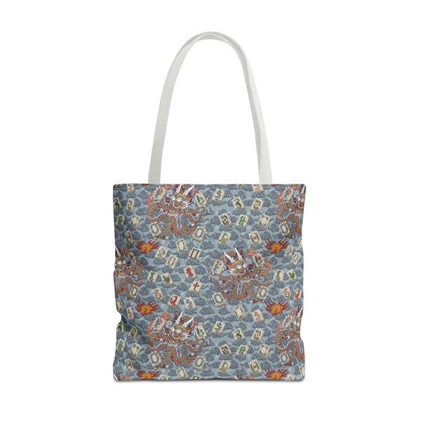 Retro Dragon with Fire Tote Bag