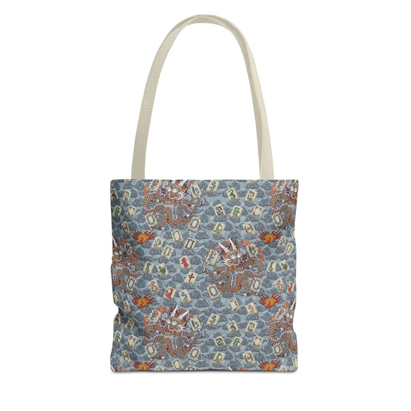 Retro Dragon with Fire Tote Bag