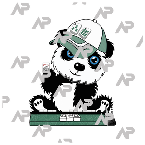 Panda Playing Mahjong