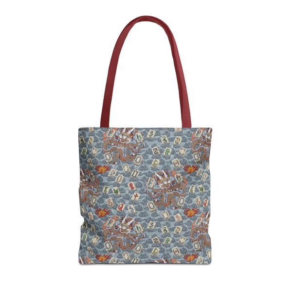 Retro Dragon with Fire Tote Bag