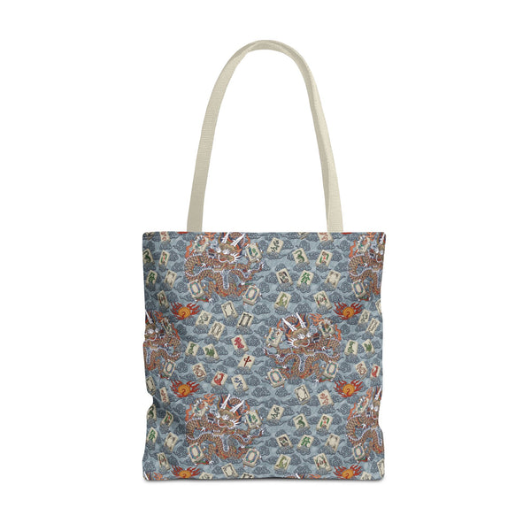 Retro Dragon with Fire Tote Bag