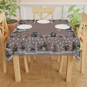 Charleston Dog Mahjong Tablecloth