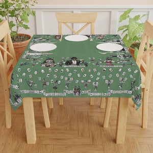 Charleston Cats Mahjong Tablecloth