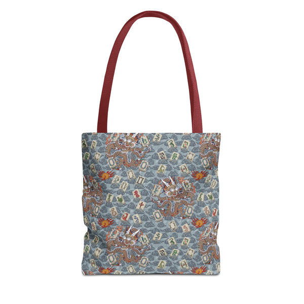 Retro Dragon with Fire Tote Bag