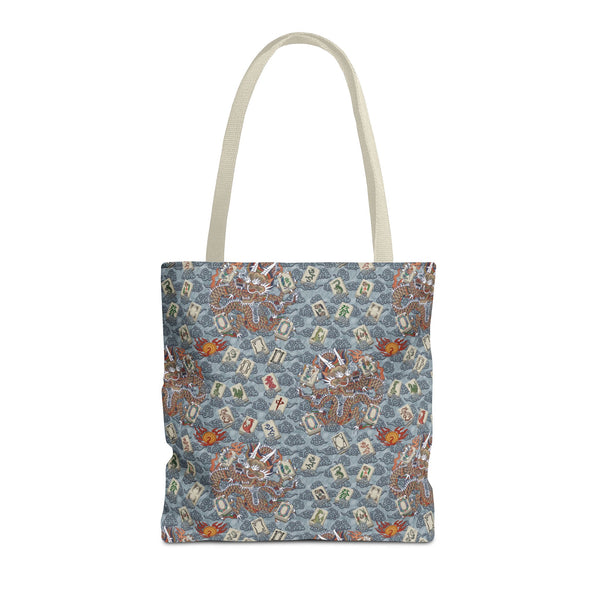 Retro Dragon with Fire Tote Bag