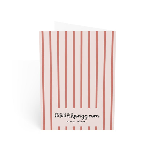 Santa Clause Mah Jongg Holiday Card