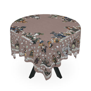 Charleston Dog Mahjong Tablecloth