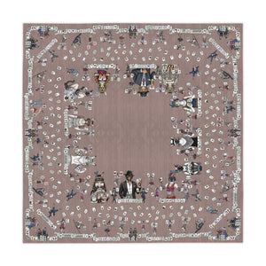 Charleston Cat Mahjong Tablecloth