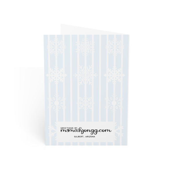 Mah Jongg Christmas Tree Holiday Card