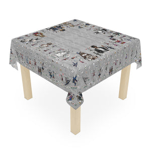 Charleston Cat Mahjong Tablecloth