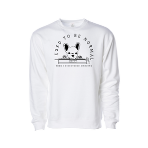 "I Used to be Normal" French Bulldog Mahjong Sweatshirt