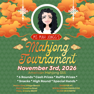 Mahjong Tournament - November 3rd, 2026