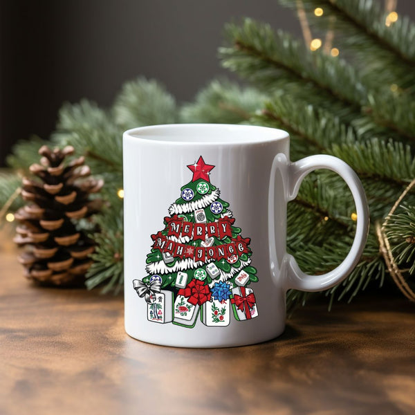Merry Mah Jongg Holiday Mug