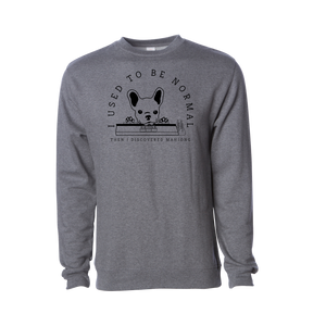 "I Used to be Normal" French Bulldog Mahjong Sweatshirt