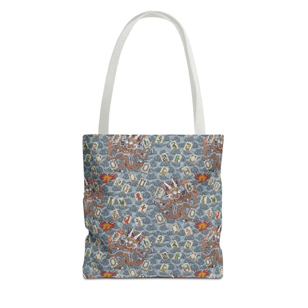 Retro Dragon with Fire Tote Bag
