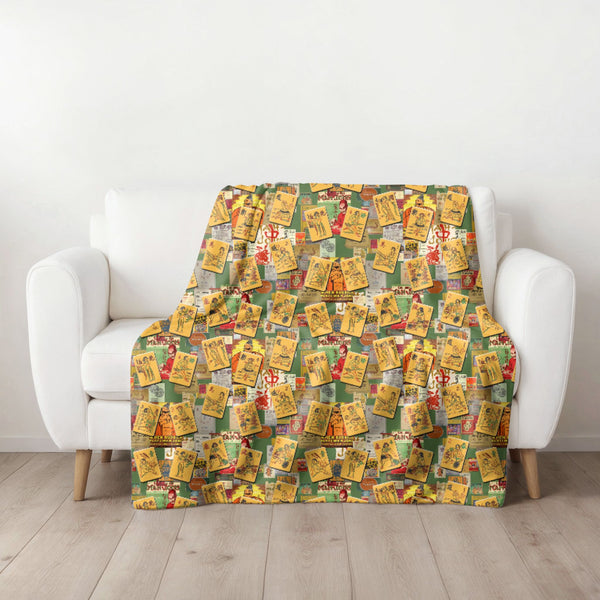 Leisure Tiles Mahjong Tiles Blanket
