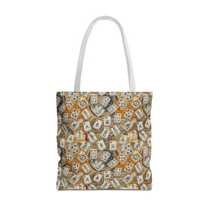 Antique Wind Tiles on Ancient Maps Tote Bag