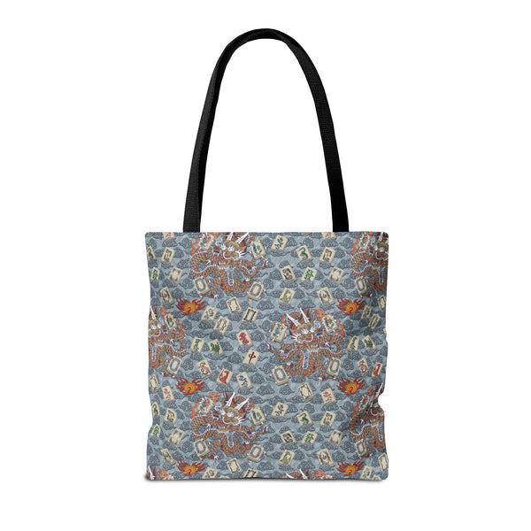 Retro Dragon with Fire Tote Bag