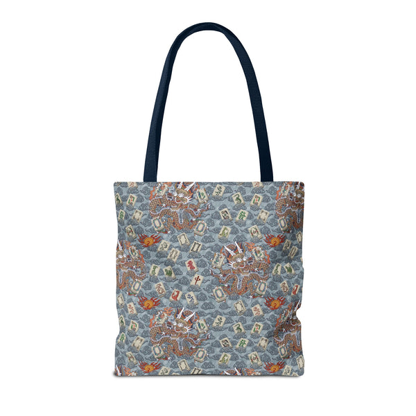 Retro Dragon with Fire Tote Bag