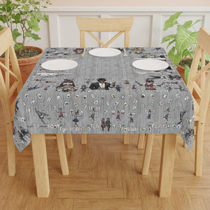 Charleston Cat Mahjong Tablecloth