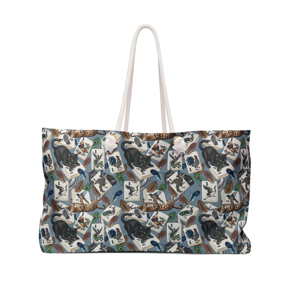 Vibrant Patterned Weekender Bag, Perfect for Travel, Beach, Gym, Gifts, Weekend Getaway, and Celebrations