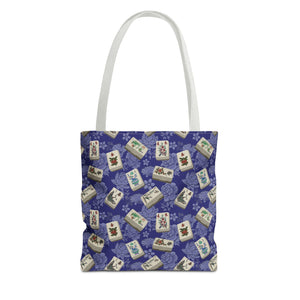 Antique Flowers Mah Jongg Tote Bag