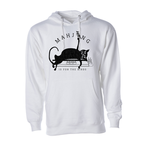 Mahjong is for the Birds Black Skinny Cat