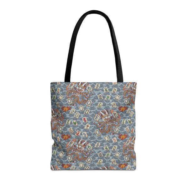 Retro Dragon with Fire Tote Bag