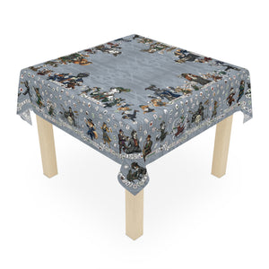 Charleston Dog Mahjong Tablecloth
