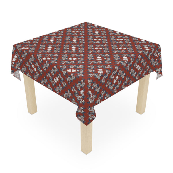 Blowing Dragons Mahjong Tablecloth