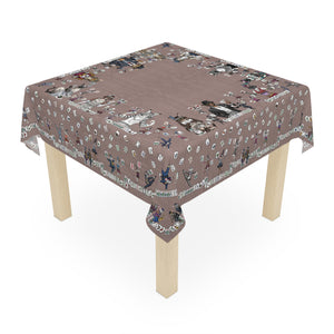 Charleston Cat Mahjong Tablecloth