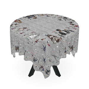 Charleston Cat Mahjong Tablecloth